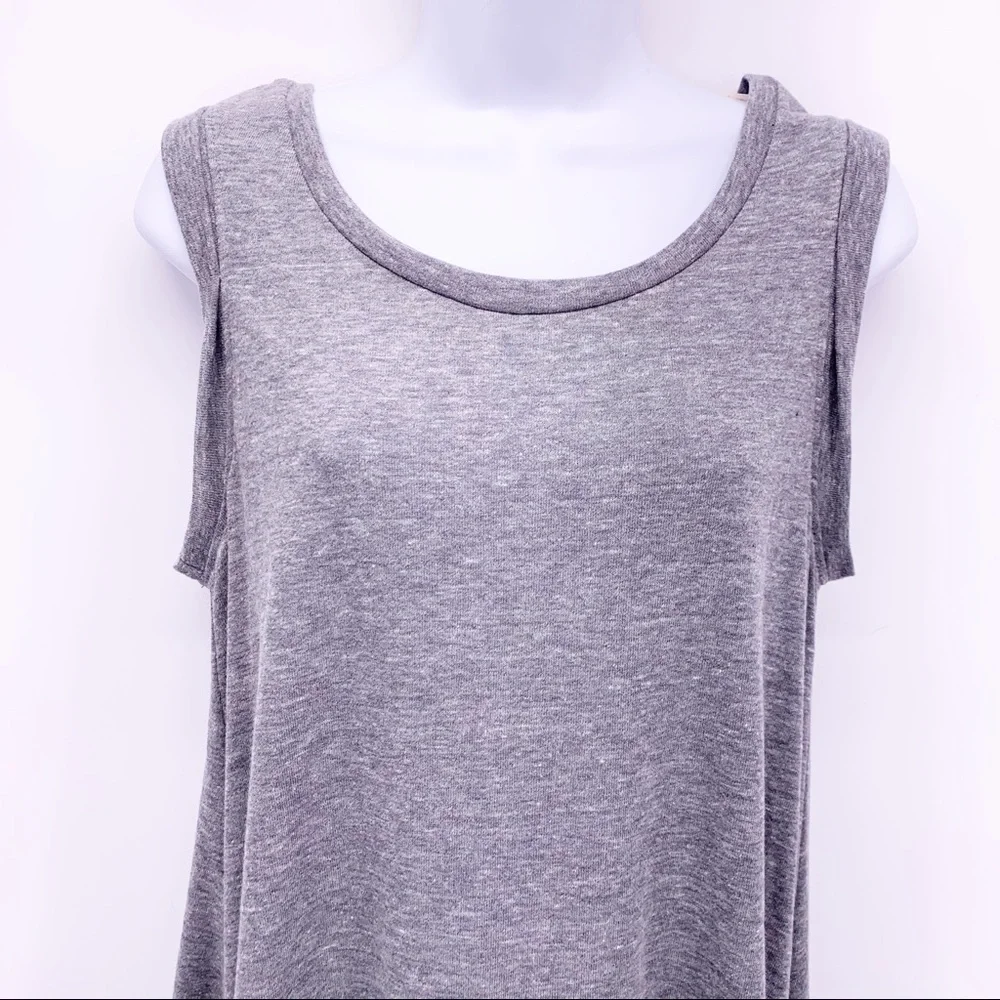 NEW Alternative Apparel Gray Casual Summer Dress Size Large - Picture 2 of 10